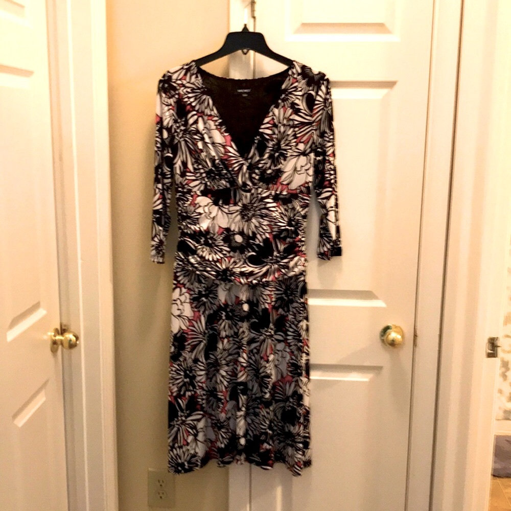 Nine West black and white dress.